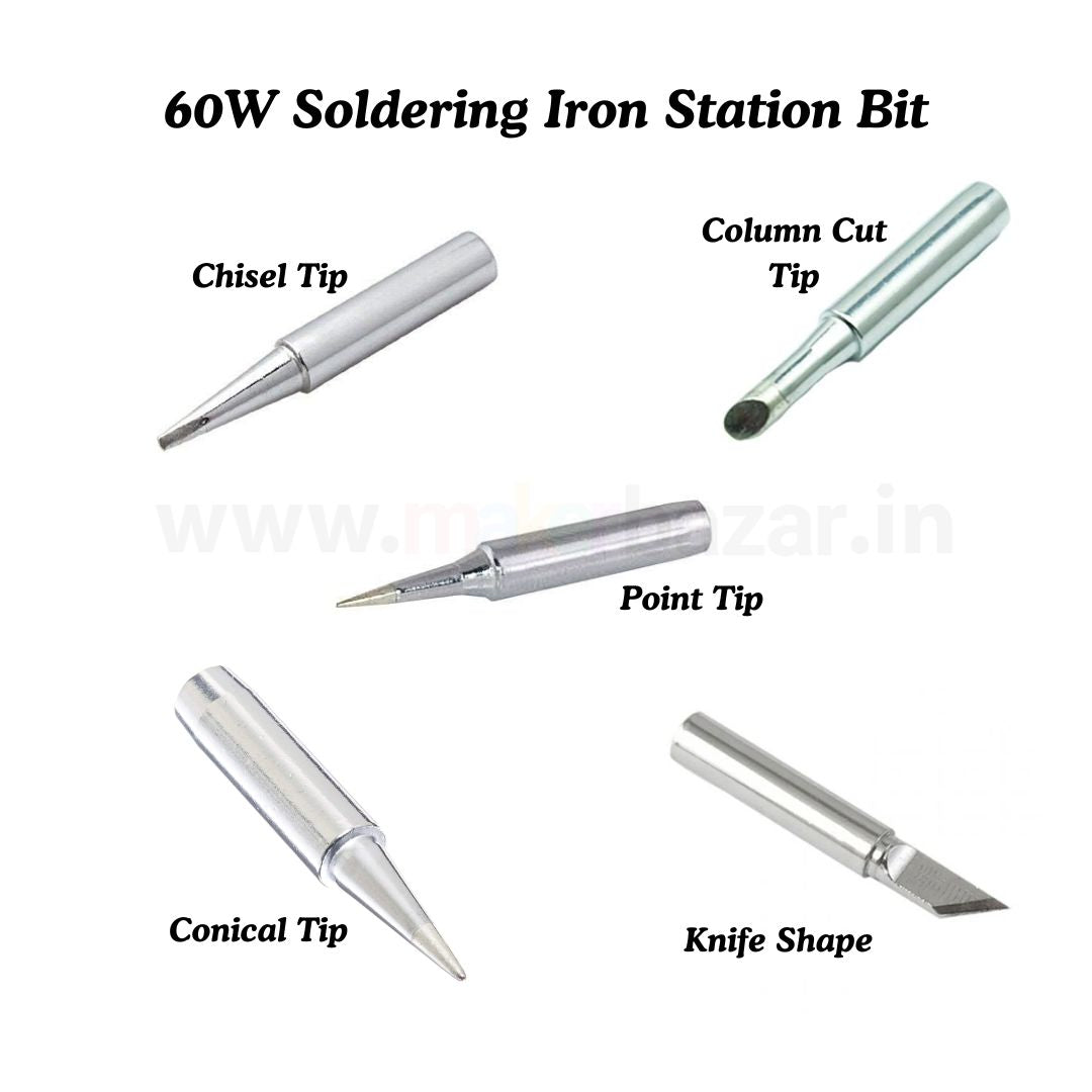 60W Premium Soldering Iron/Station Bits