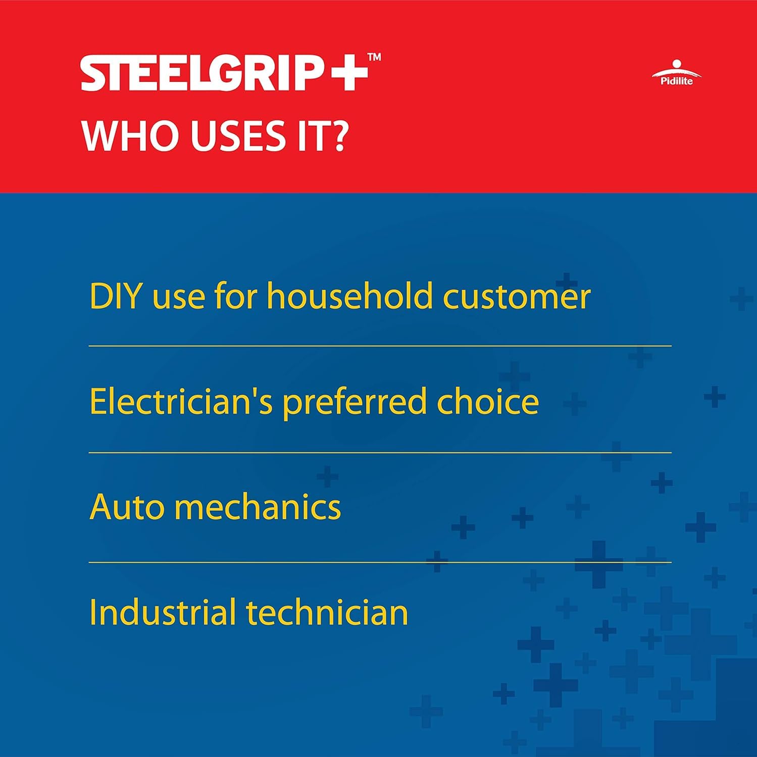 Steelgrip: Self Adhesive PVC Electrical Insulation Tape 1.7cmX6.0mtr