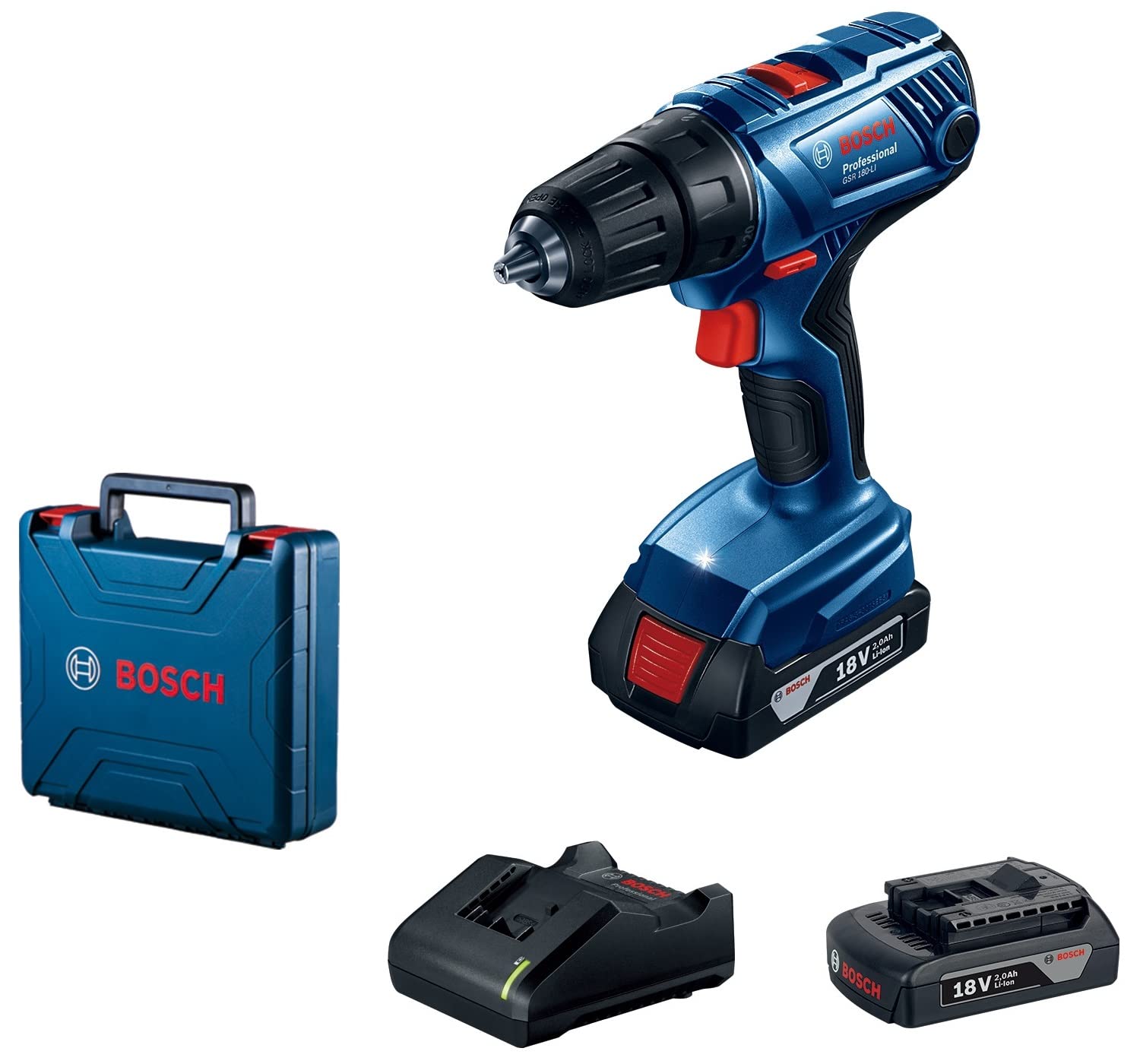 Bosch GSR 180-LI 18V Cordless Drill Driver [06019F81F0]