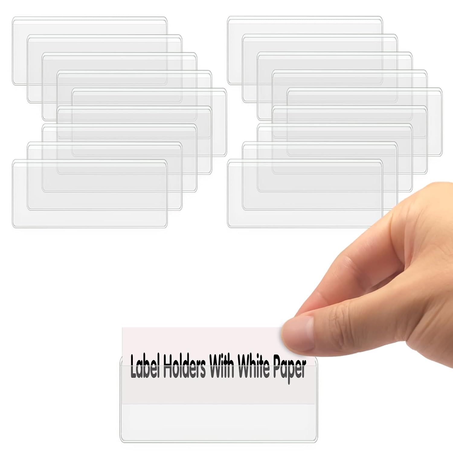 Self Adhesive Label Holder Clear Sign Display