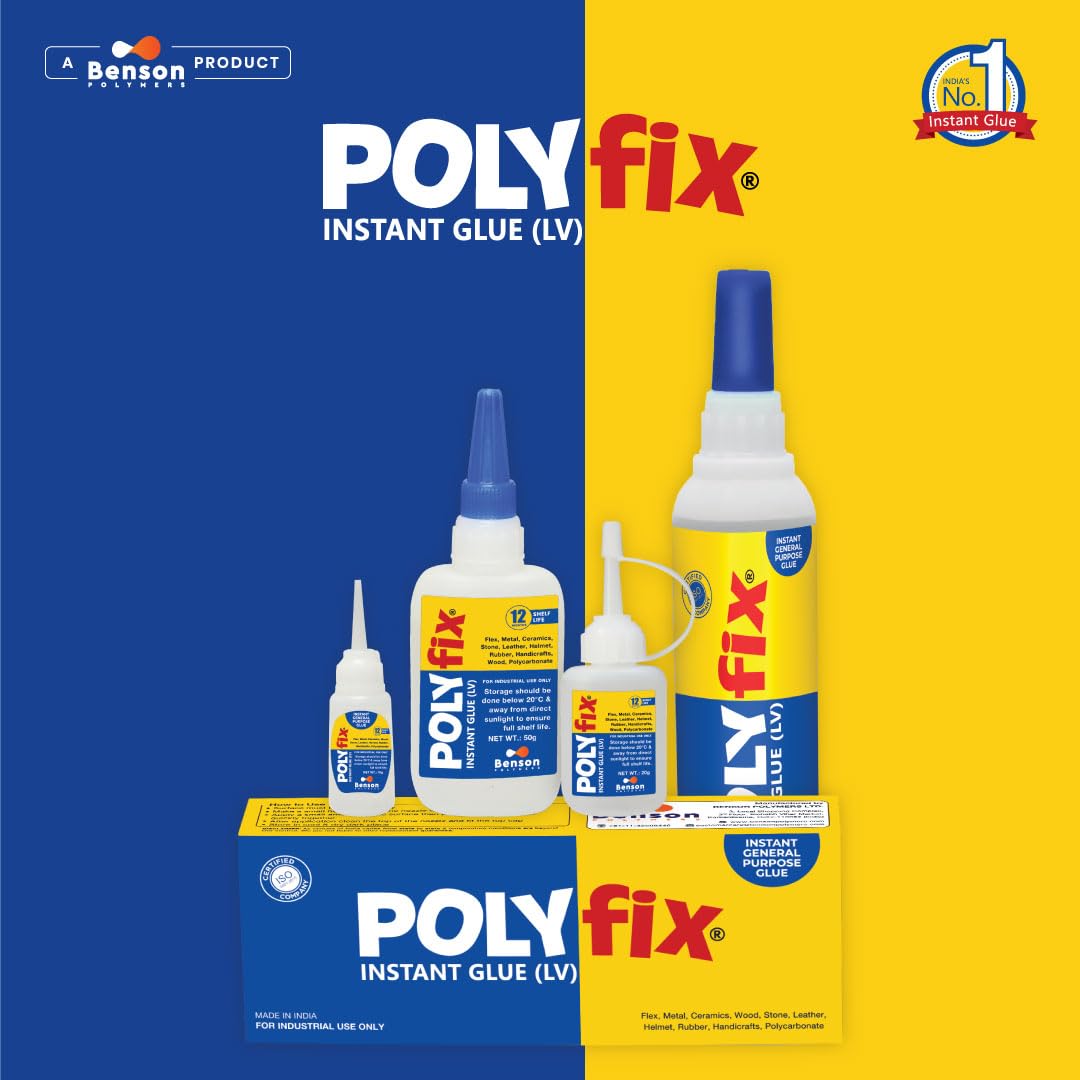 POLYfix Low Viscosity Glue For Acrylic Pasting Flex Bonding