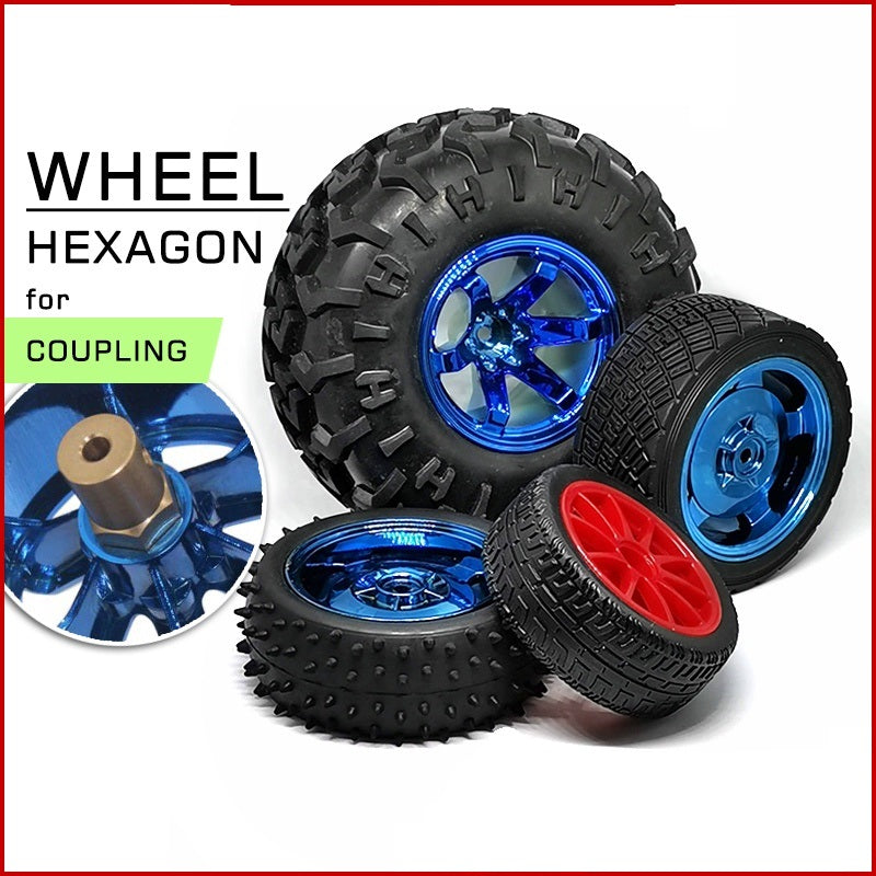 Large Robot Wheel for Smart Car (Hex Shaft)