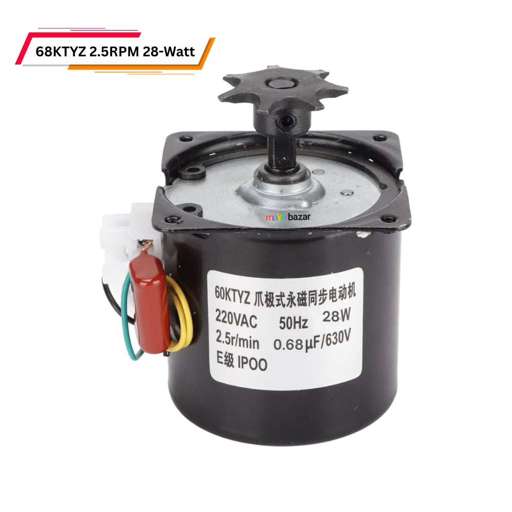 Wisselstroommotoren Permanentmagnet-Synchron-Getriebemotor CW/CCW 68 K TYZ 220 V DIY-generator (110 U/min Wisselstroommotoren Permanentmagnet-Synchron-Getriebemotor CW/CCW 68 K TYZ 220 V DIY-generator (110 U/min