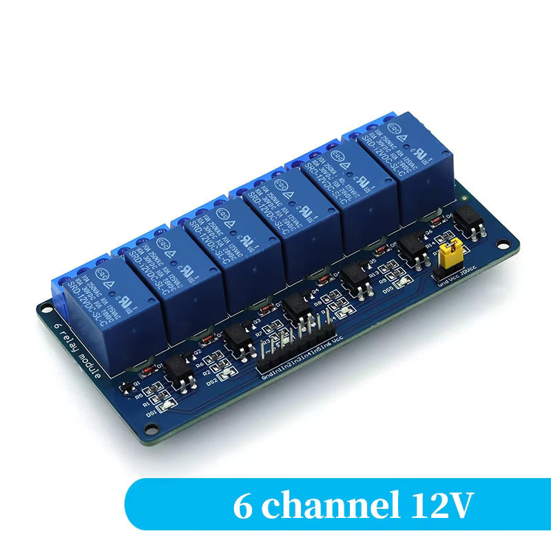 Blue Relay Board Module with Low Level Trigger Optocoupler