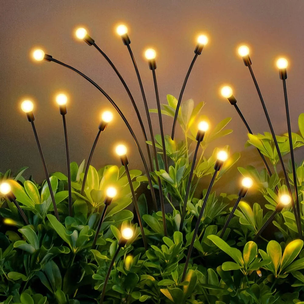 6-LED Solar Powered Firefly Lights