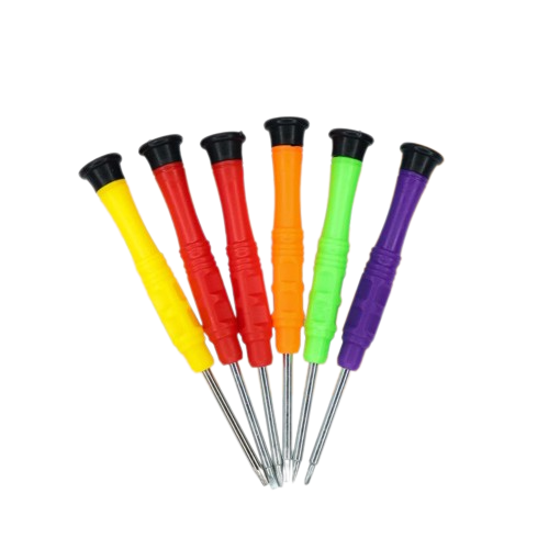 Generic: 6pcs Precision Mini Screwdriver Set (Plastic Handle)
