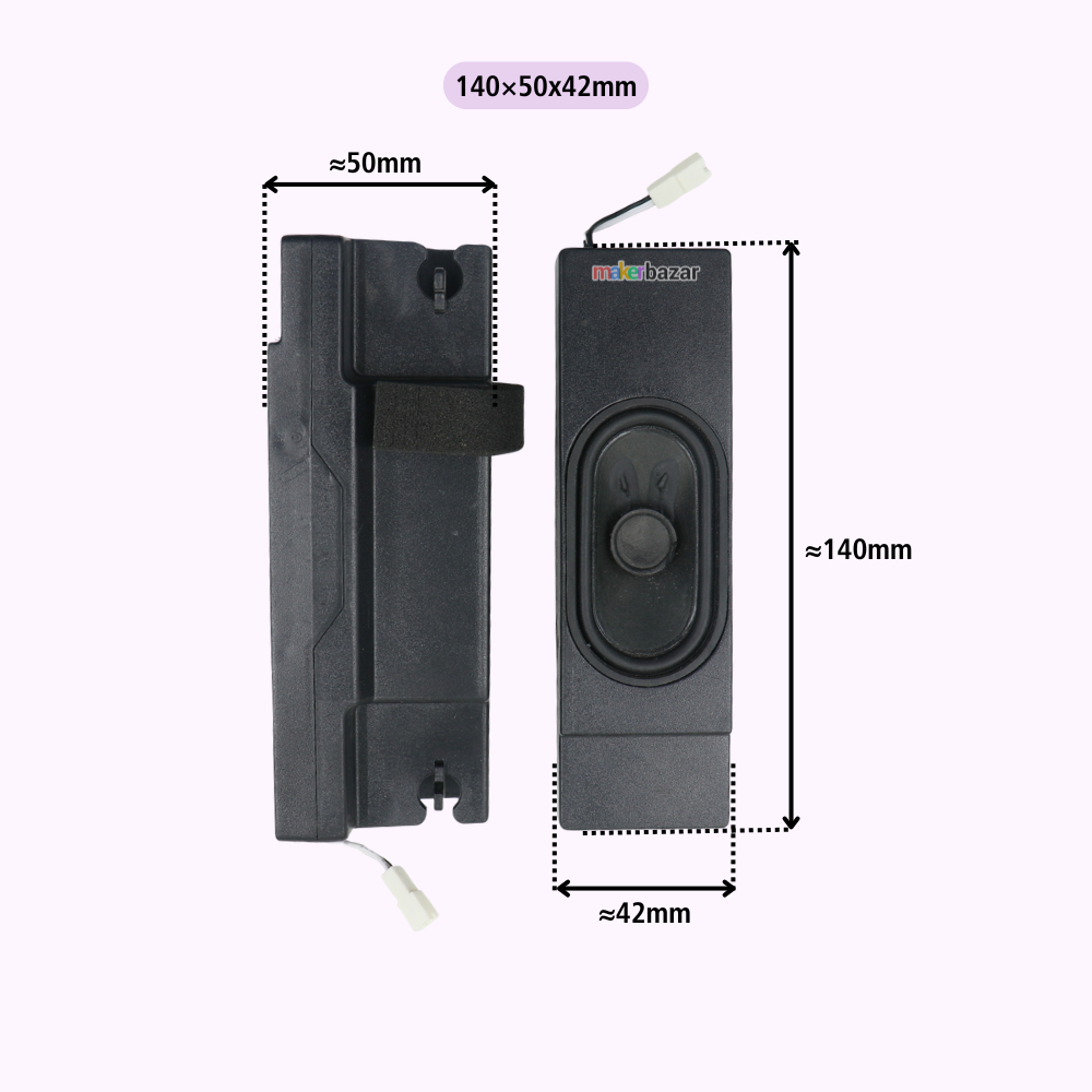 6Ω 12W LED/LCD/OLED Laptop & TV Speaker Pair [Refurbished]