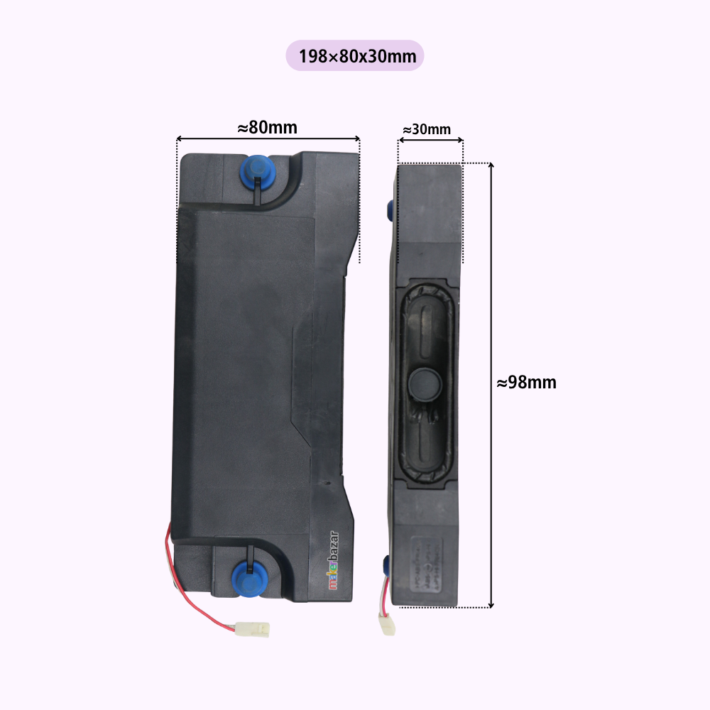 6Ω 12W LED/LCD/OLED Laptop & TV Speaker Pair [Refurbished]