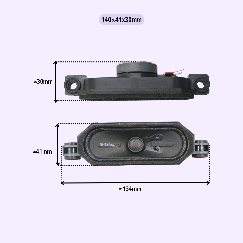 6Ω 12W LED/LCD/OLED Laptop & TV Speaker Pair [Refurbished]