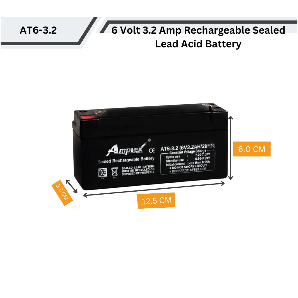 Amptek Sealed Lead Acid Batteries