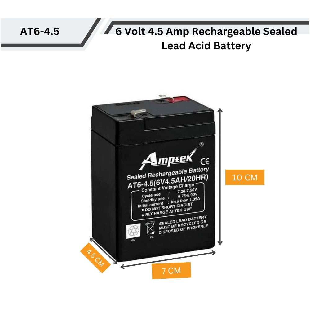 Amptek Sealed Lead Acid Batteries