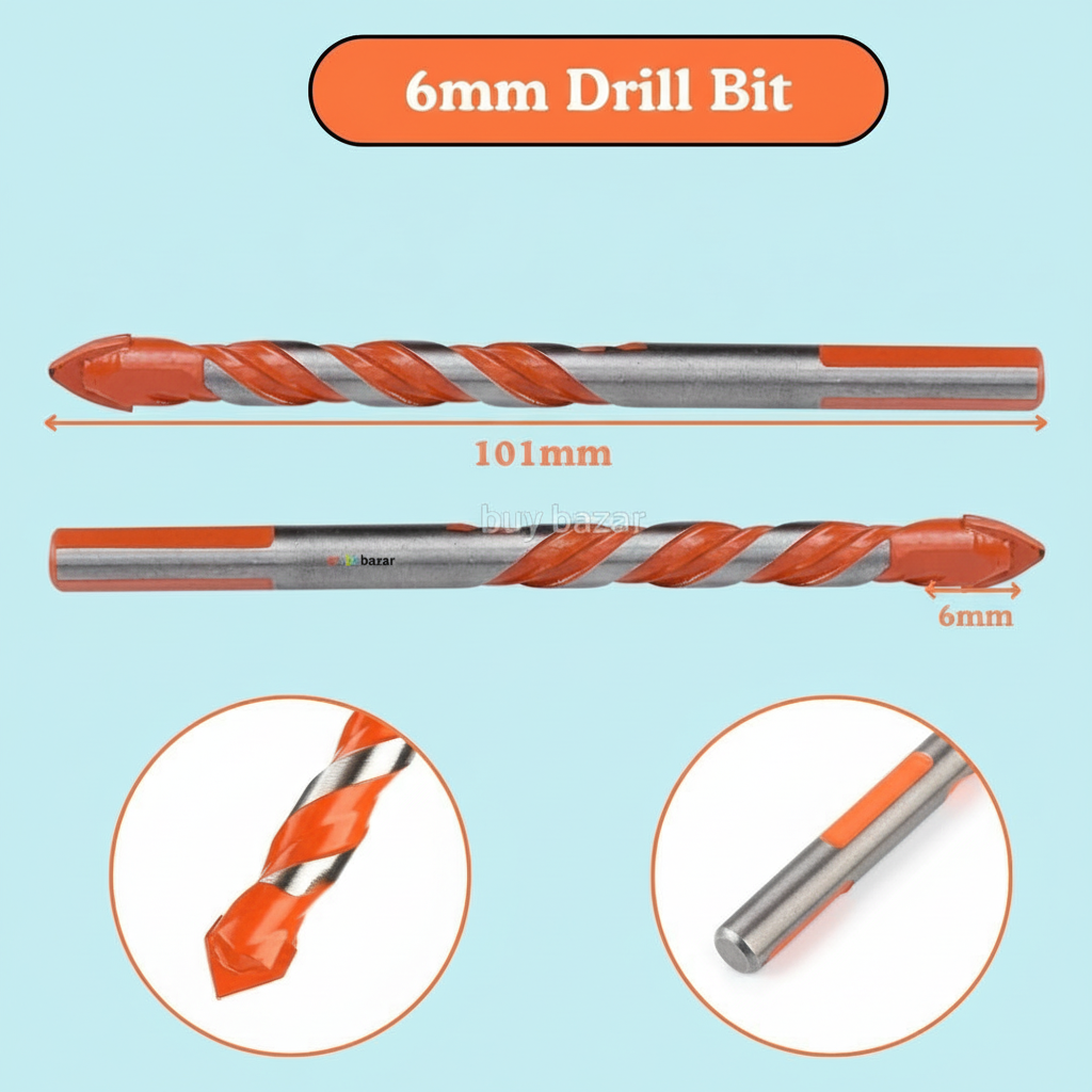 Glass & Tile Arrow-Head Drill Bit