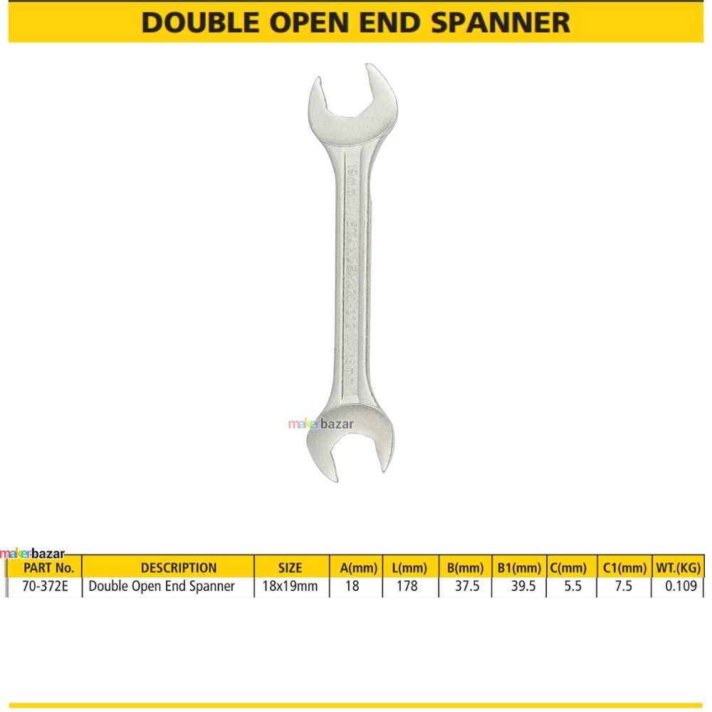 Stanley Double Open End Spanners