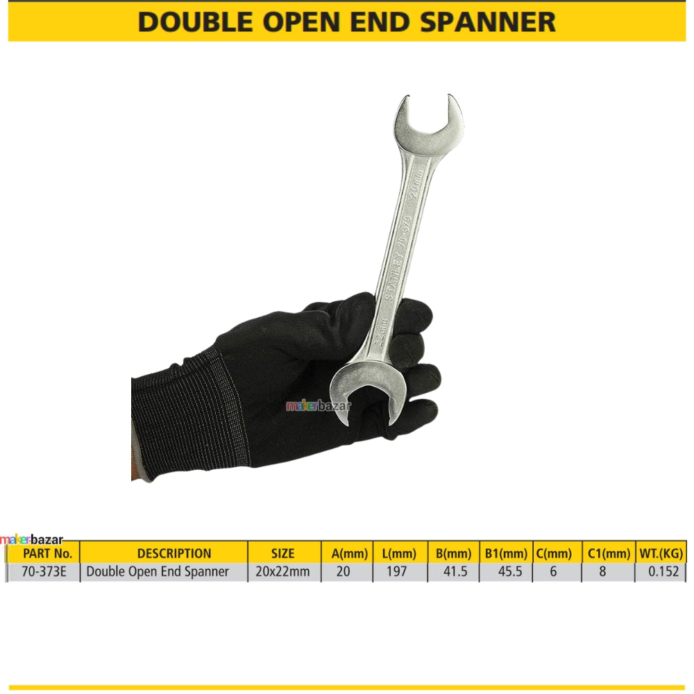 Stanley Double Open End Spanners