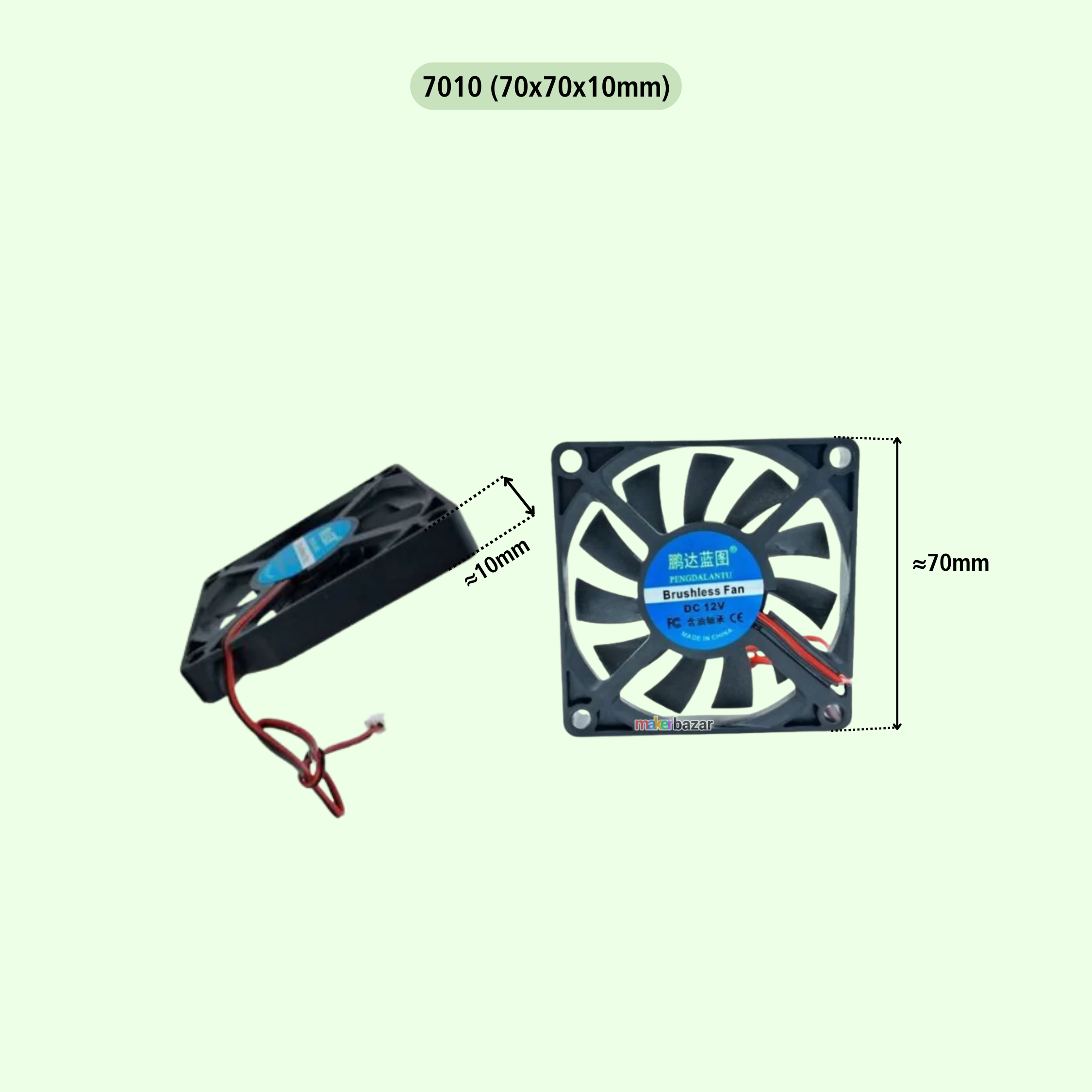 Generic: Axial DC Cooling Fan Blowers