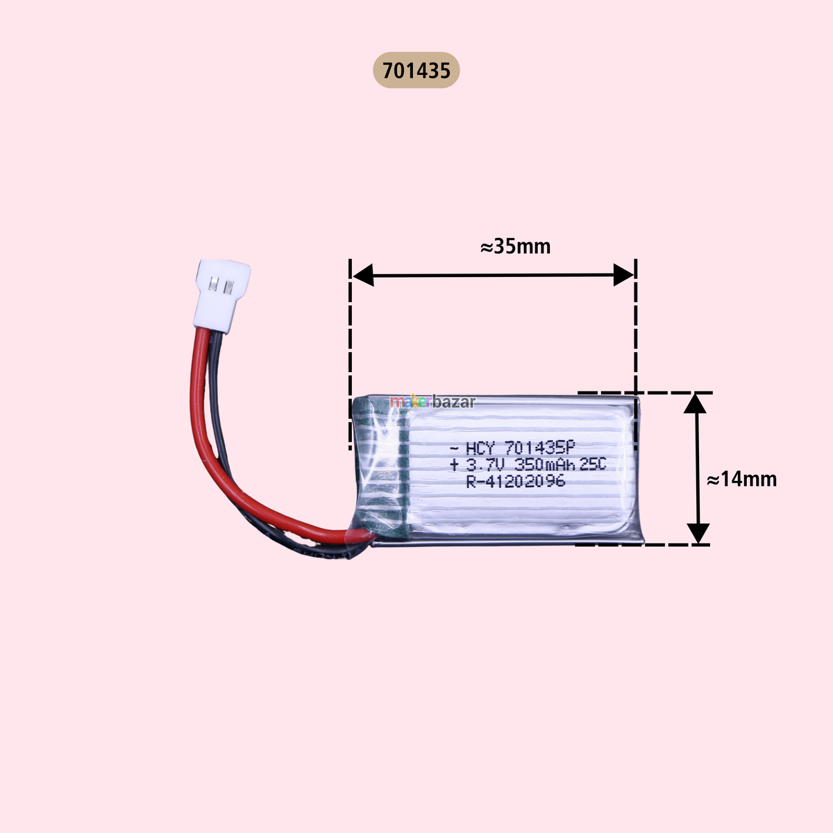 KP: Drone LiPo Batteries 3.7V Rechargeable Battery for Mini RC Aircraft, Quadcopters