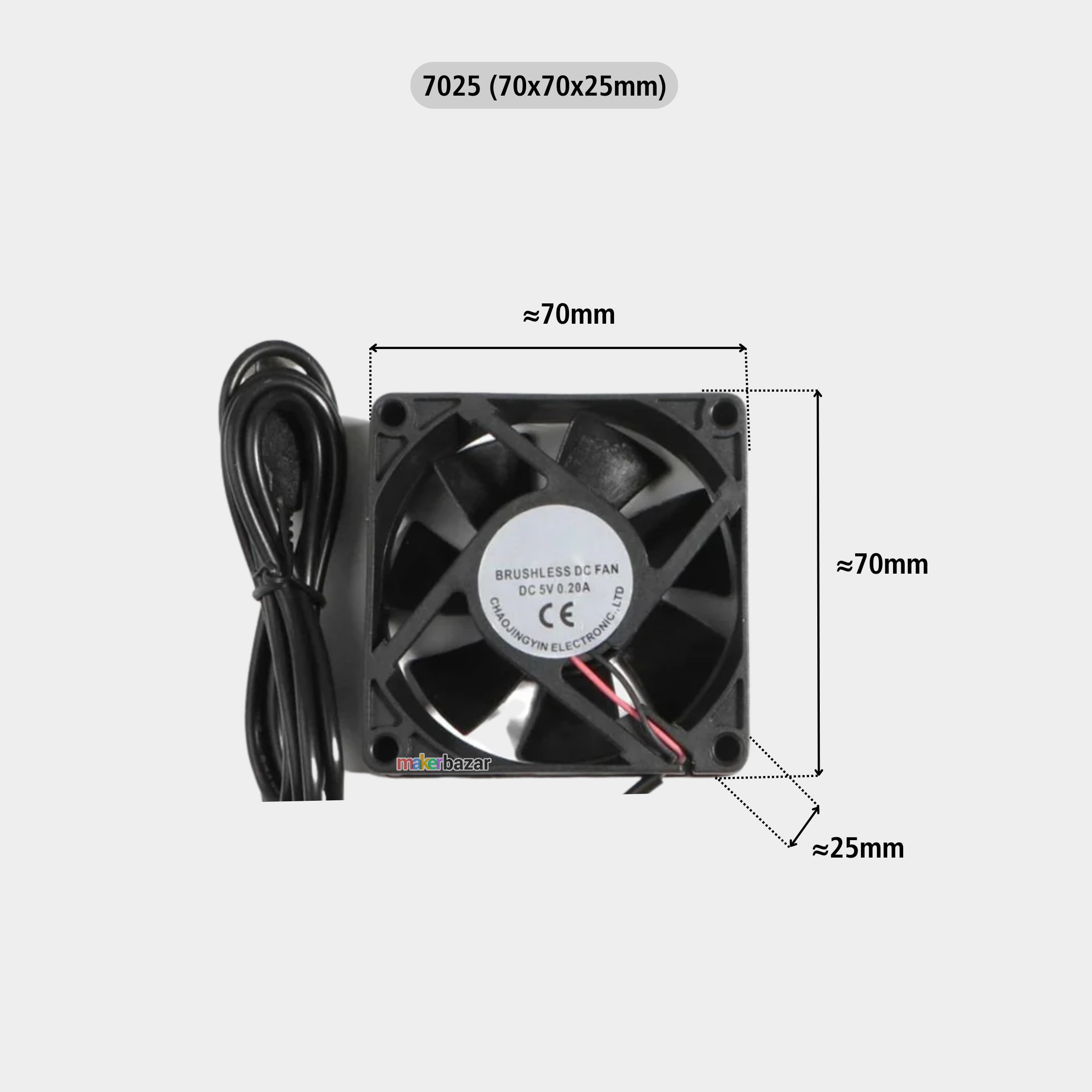 Generic: Axial DC Cooling Fan Blowers