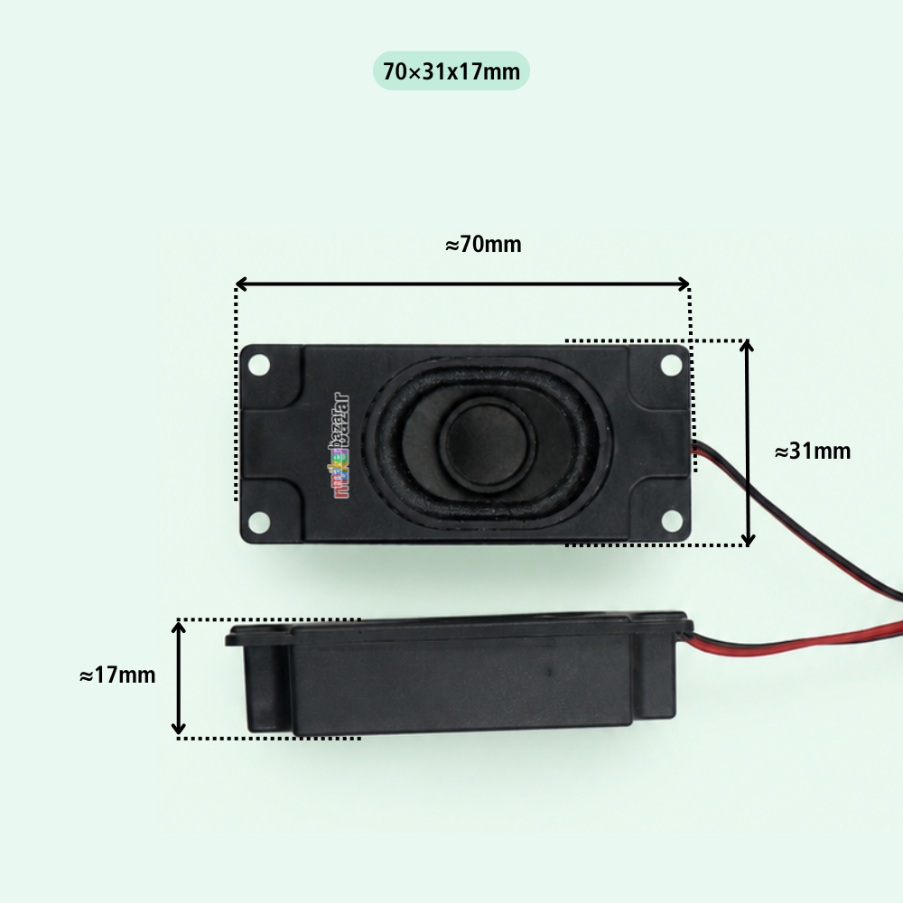 4Ω 3W LED/LCD/OLED Laptop & TV Speaker Pair [Refurbished]