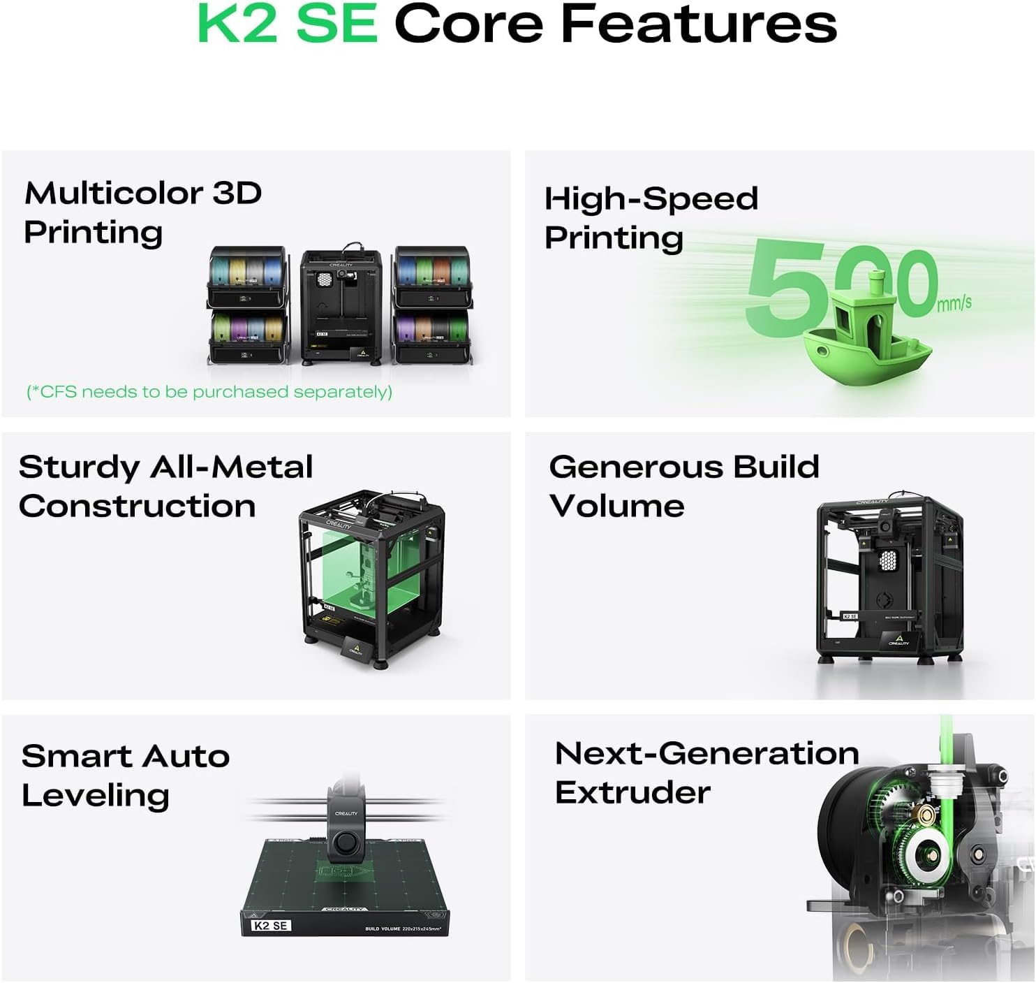 Creality K2 SE High-Speed FDM 3D Printer