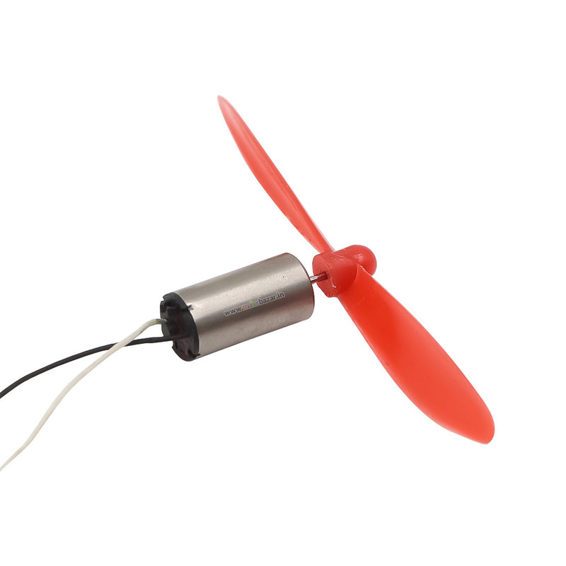 1pcs Two-Blade Mini Propeller Coreless Drone Motor Fan for 0.7mm Shaft (716)