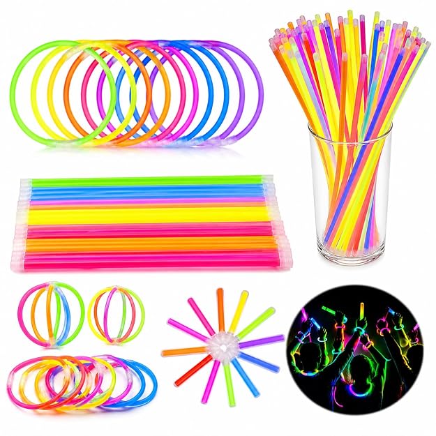 Glow In The Dark Sticks Light Up Bands