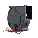 7530 12v DC Radial Cooling Fan Blower Black 75x30mm