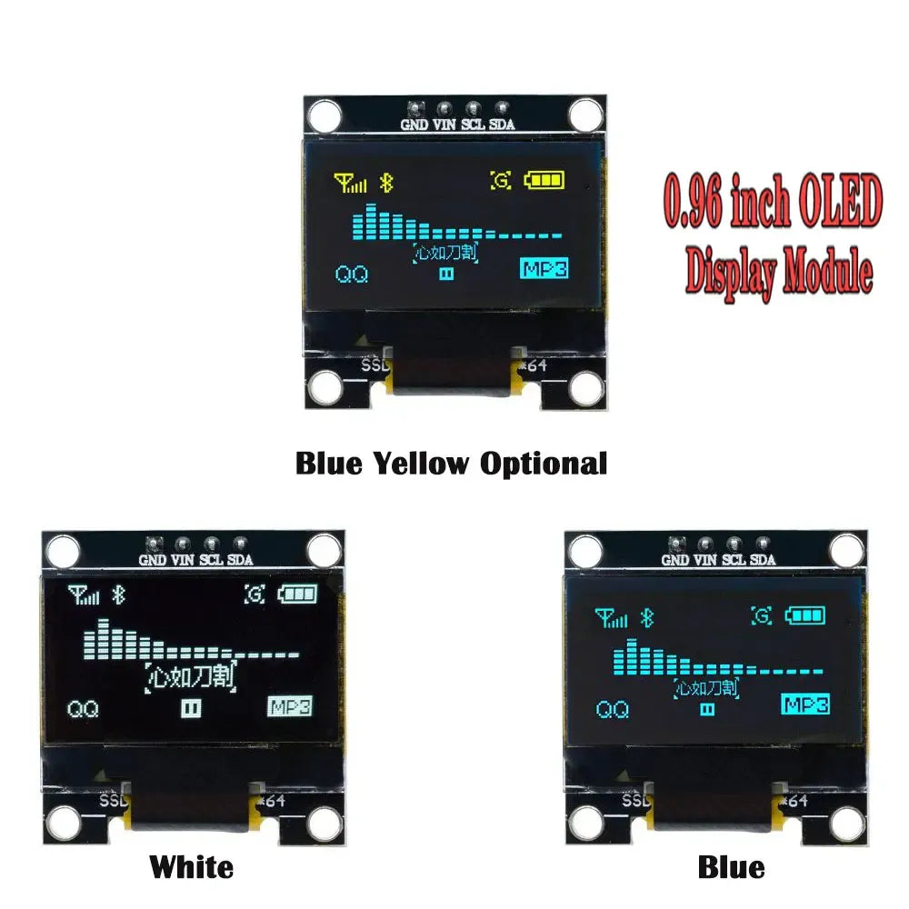 1.3in 4Pins I2C/IIC OLED Display Module SSH1106 Controller