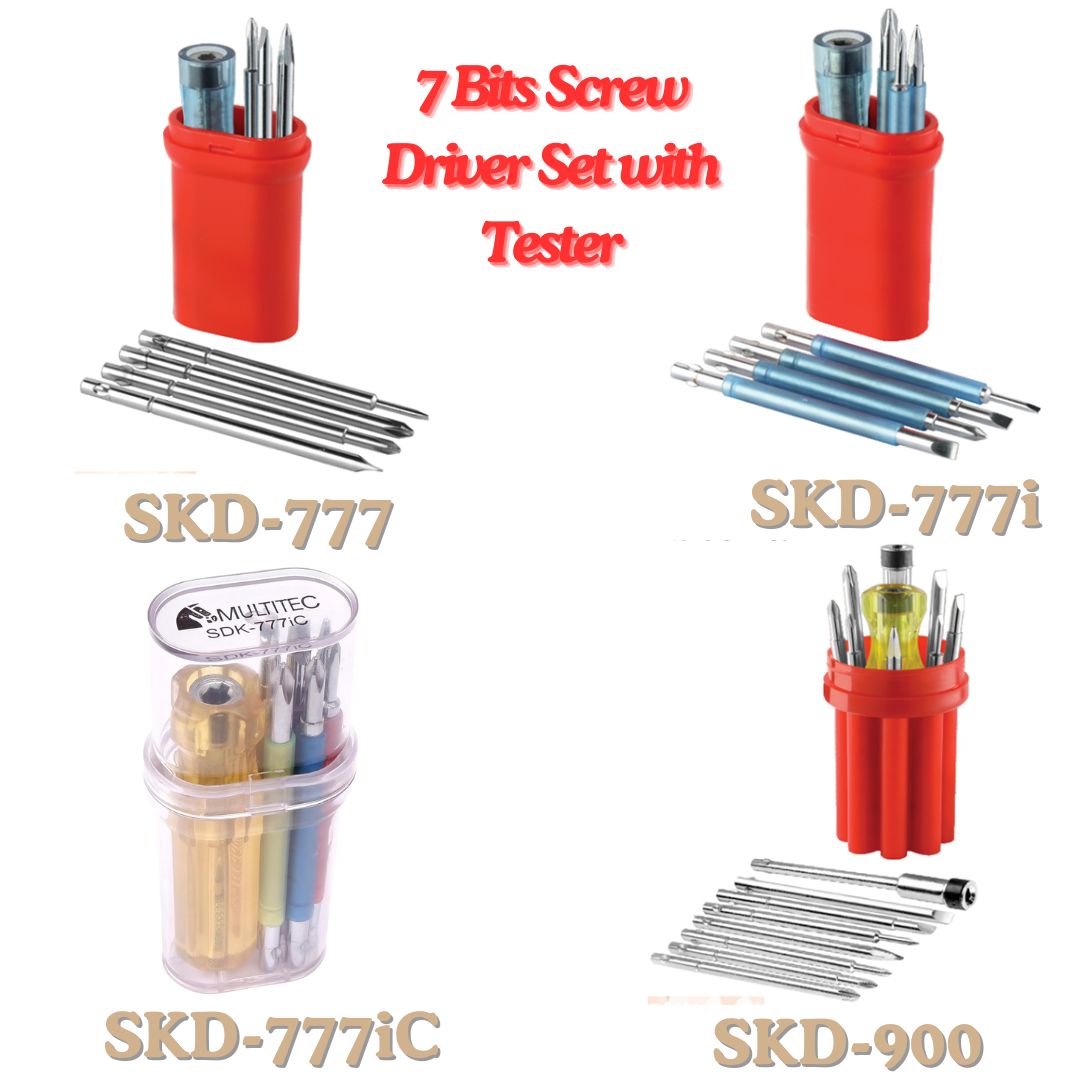 Multitec: SDK Screw Driver Set with Tester