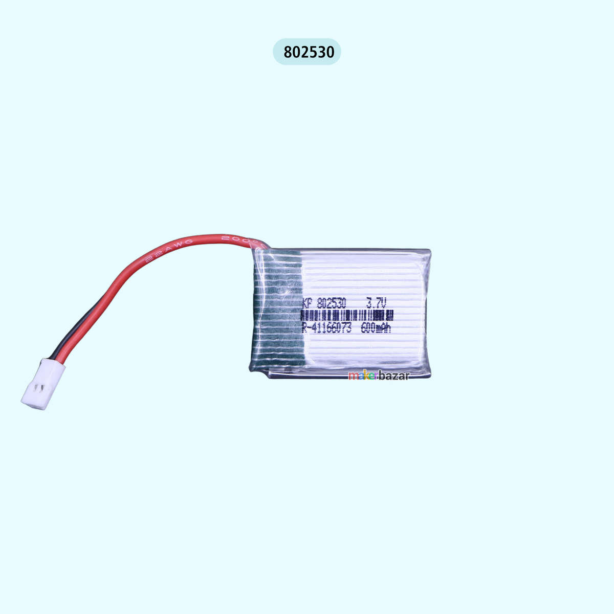 KP: Drone LiPo Batteries 3.7V Rechargeable Battery for Mini RC Aircraft, Quadcopters