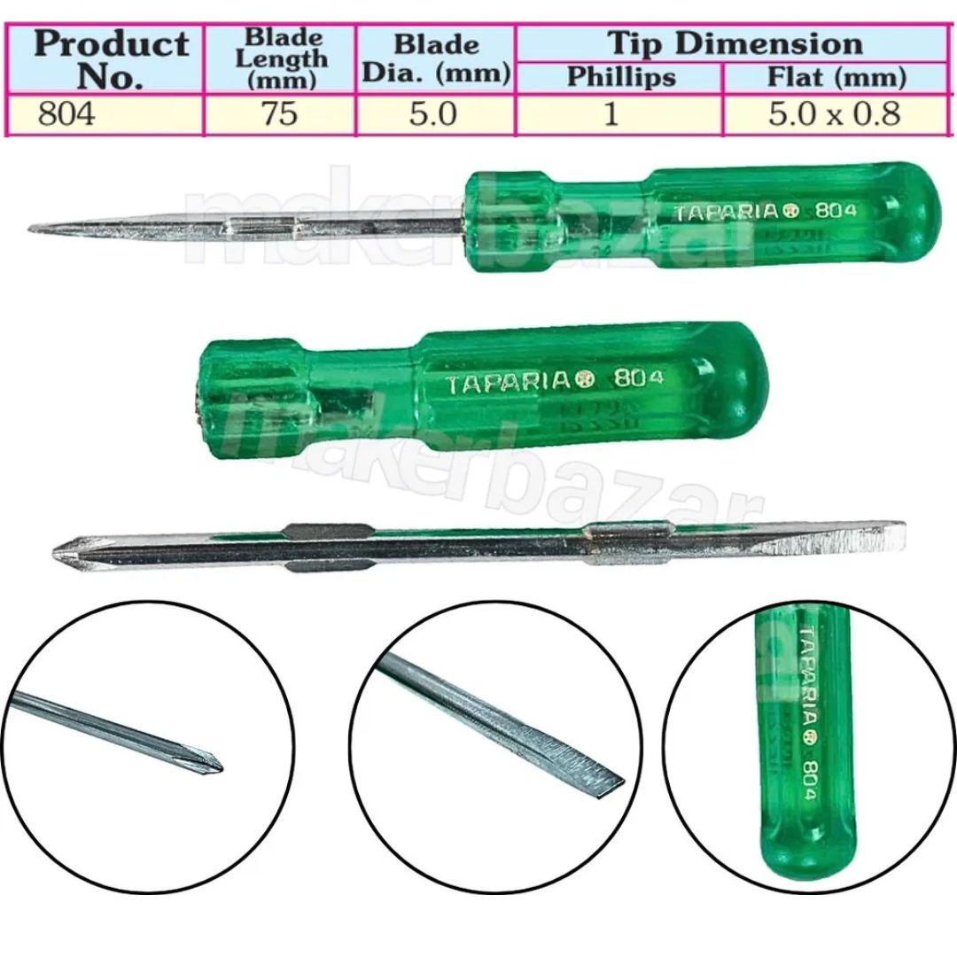 Taparia: Two In One Steel Screwdrivers