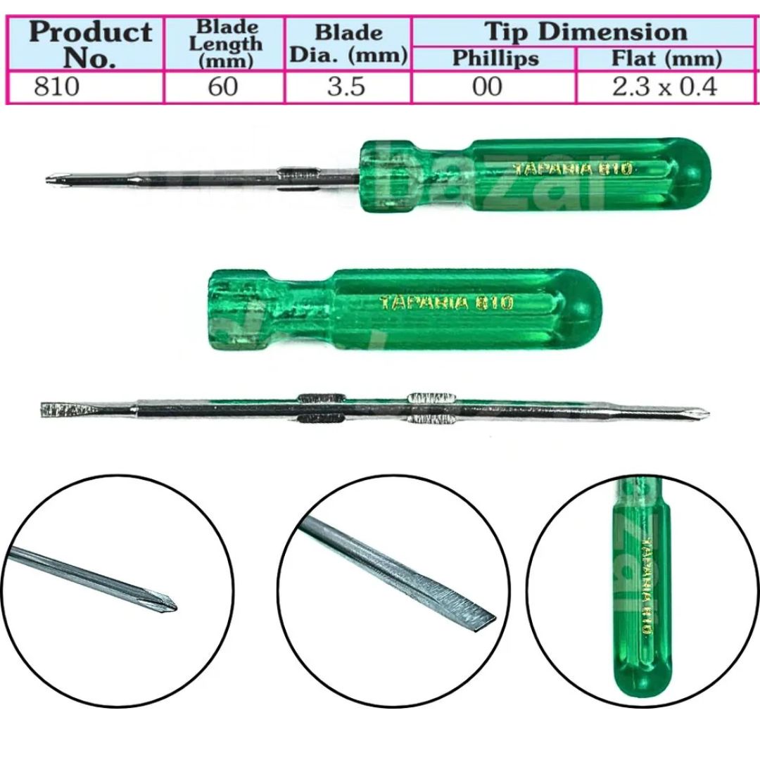 Taparia: Two In One Steel Screwdrivers