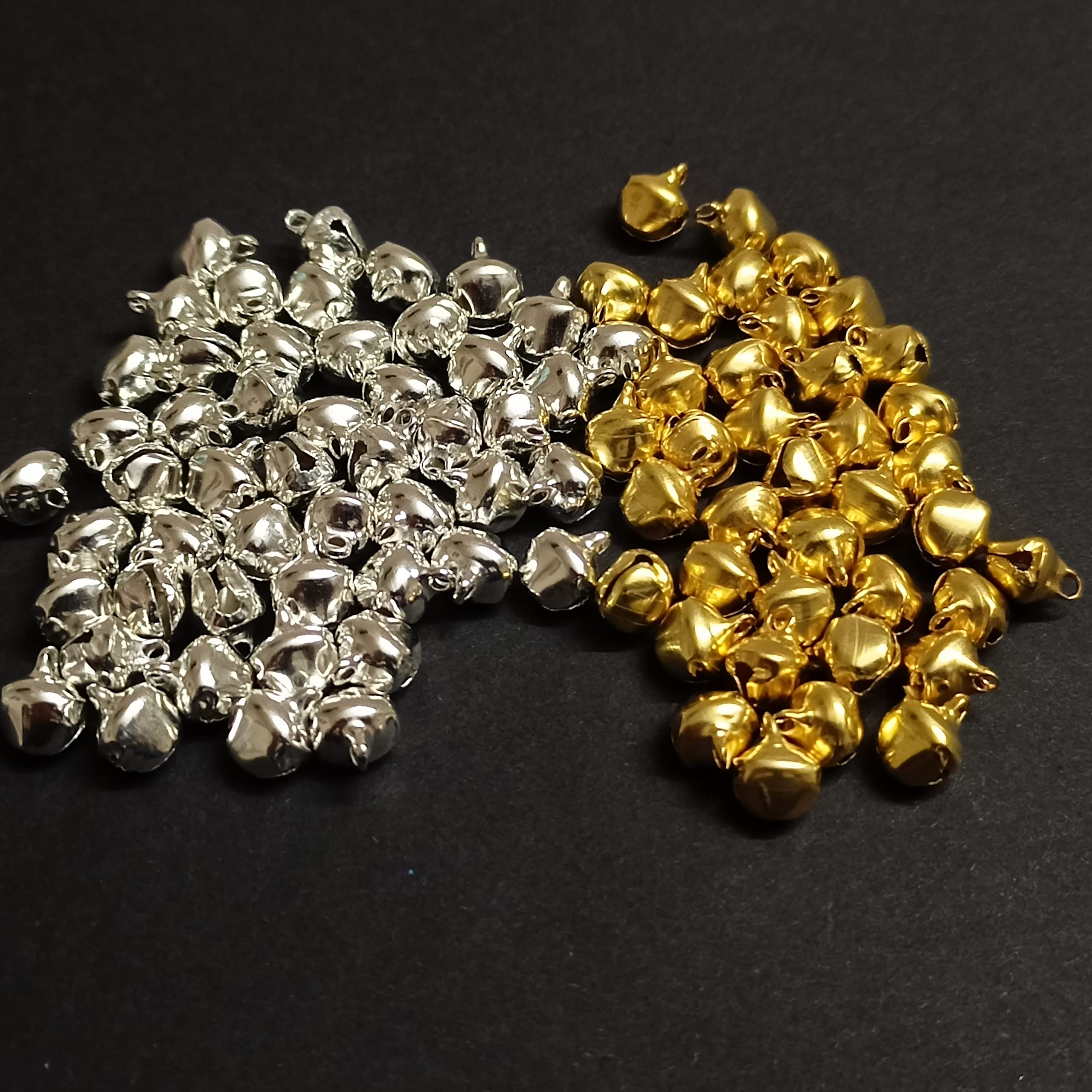1200gm 6mm Embellishments Jingle Bell Ghungroo Beads