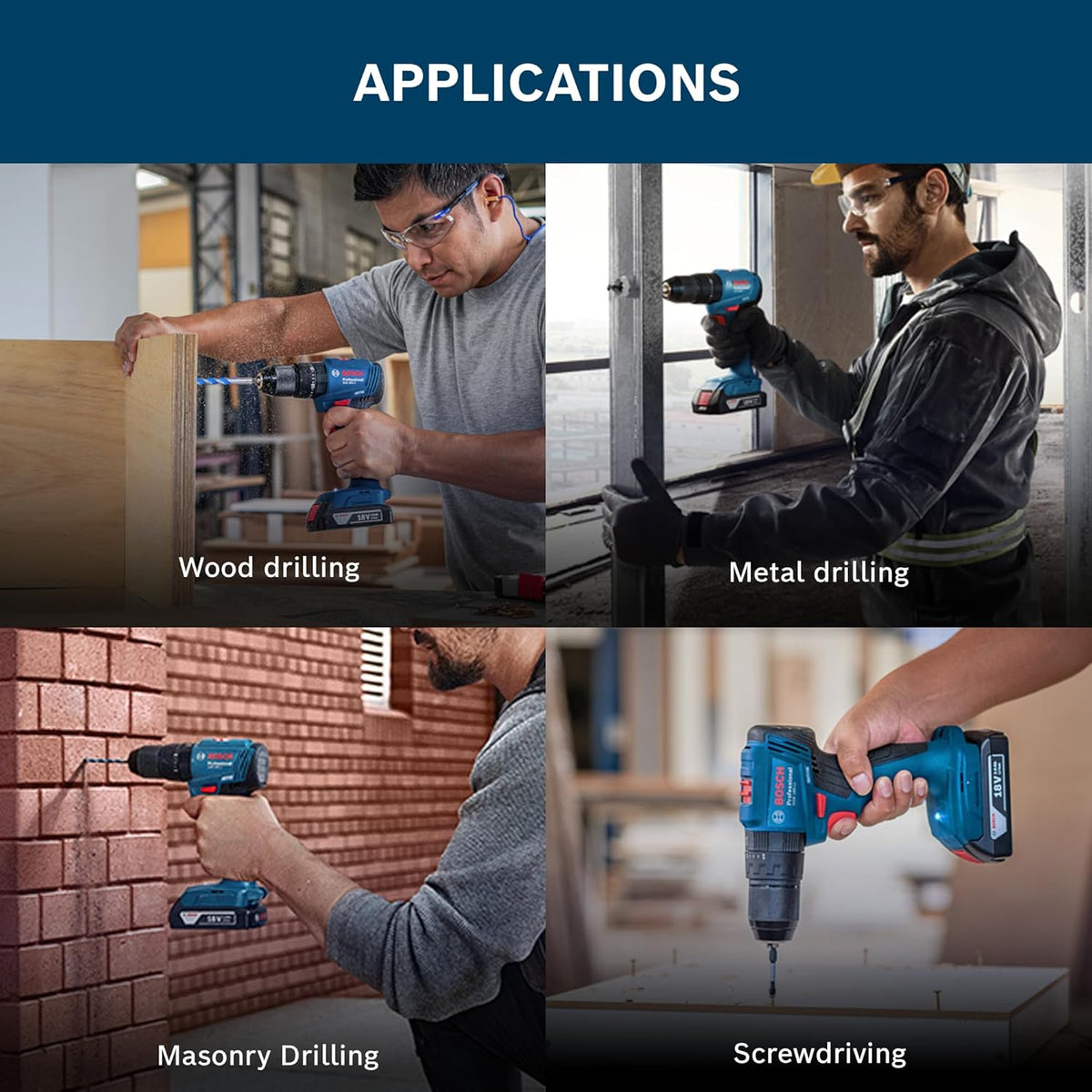 Bosch GSB 185-Li Cordless Drill Machine 2 Batteries + Charger [06019K31F2]