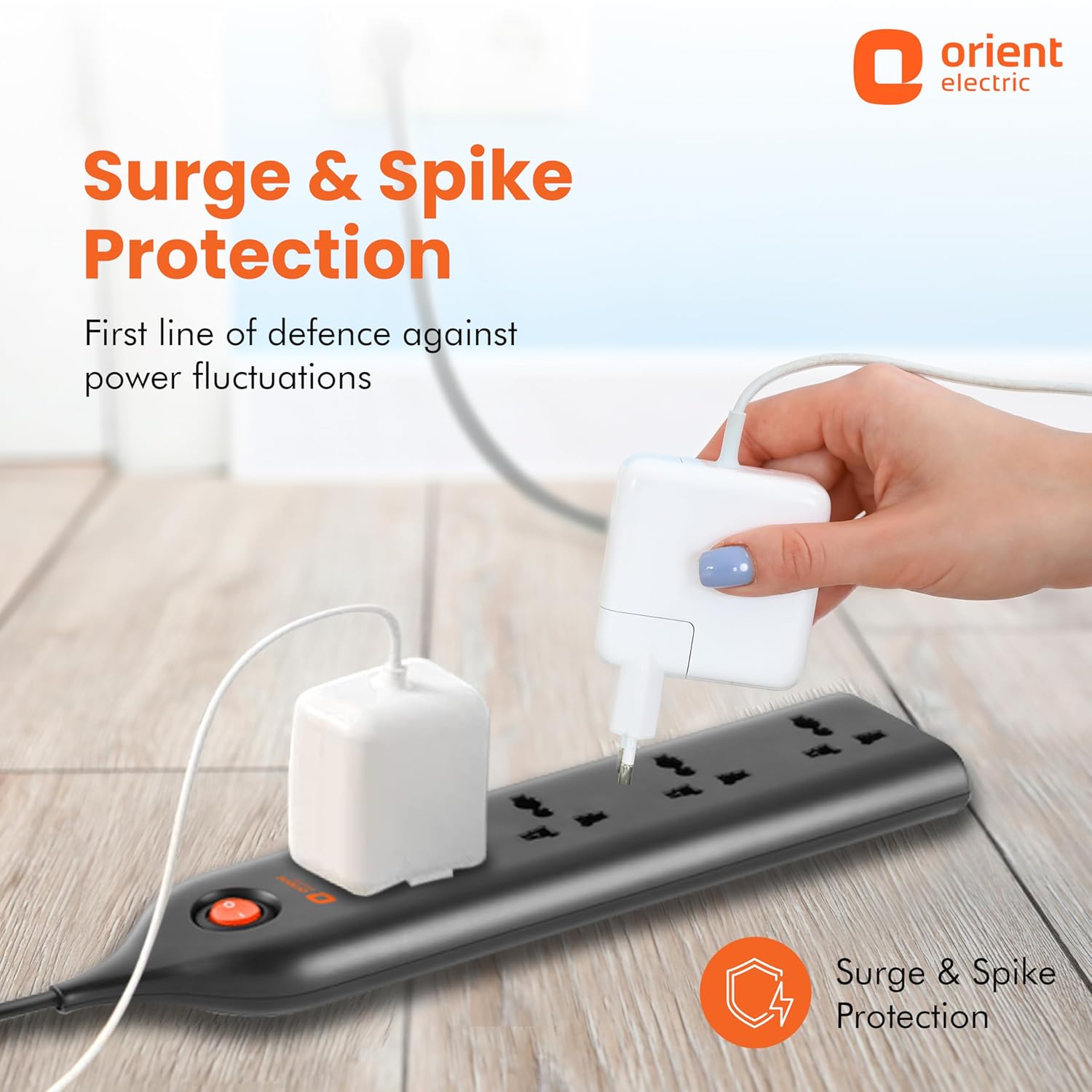 Orient-Electric: Spike and Surge Guard Power Extension