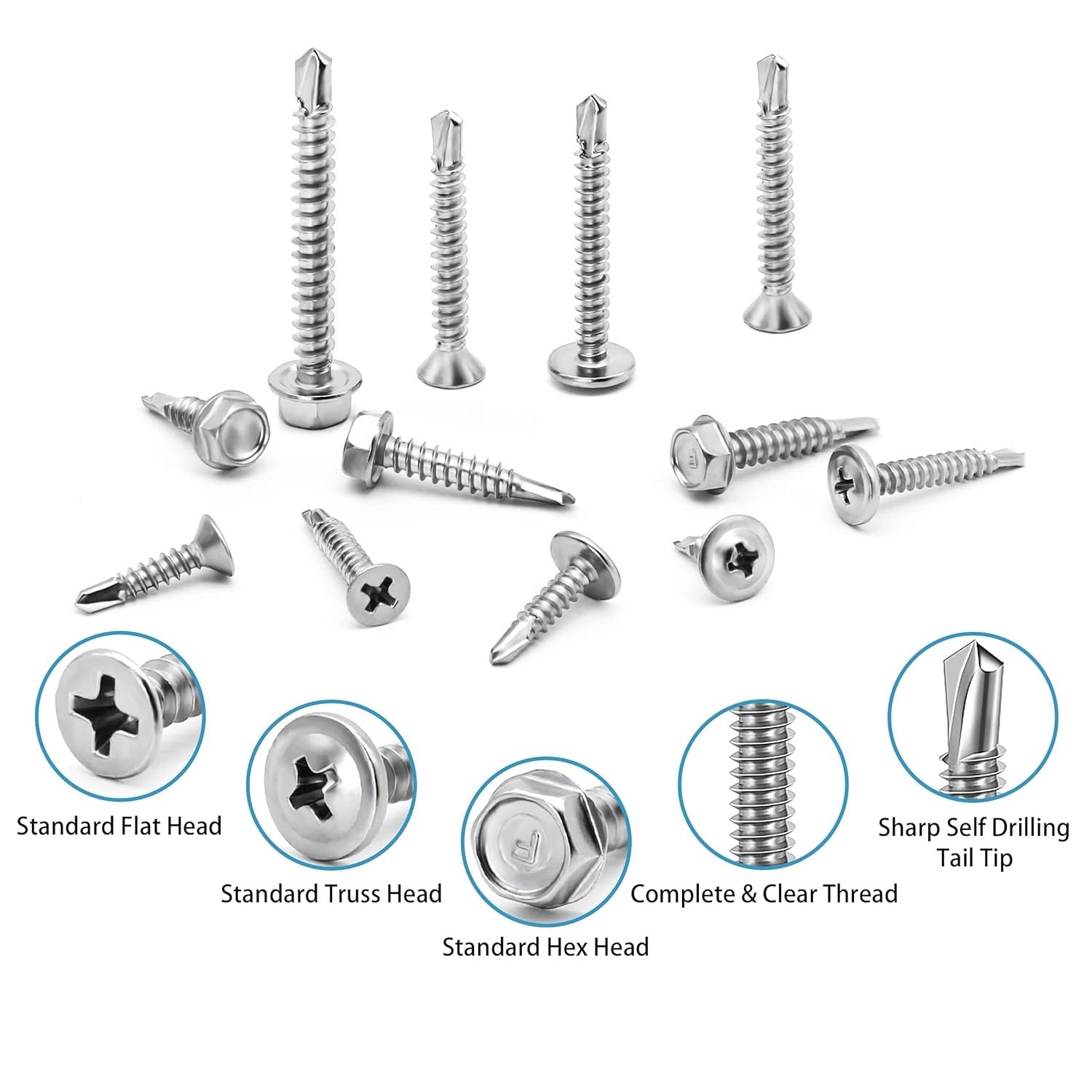 Stainless Steel Self-Drilling Screws