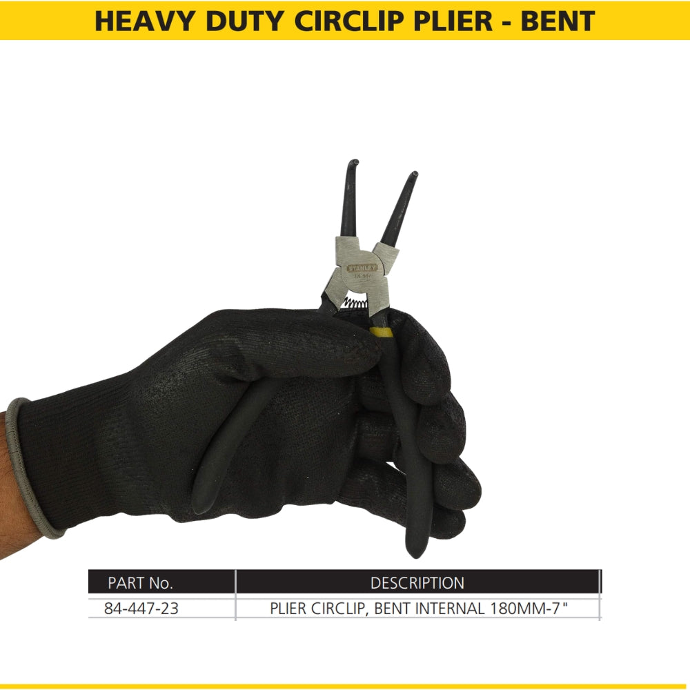 Stanley Heavy-Duty Bent Circlip Pliers