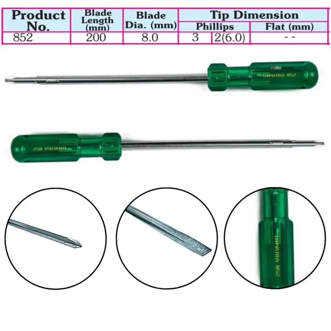 Taparia: Two In One Steel Screwdrivers