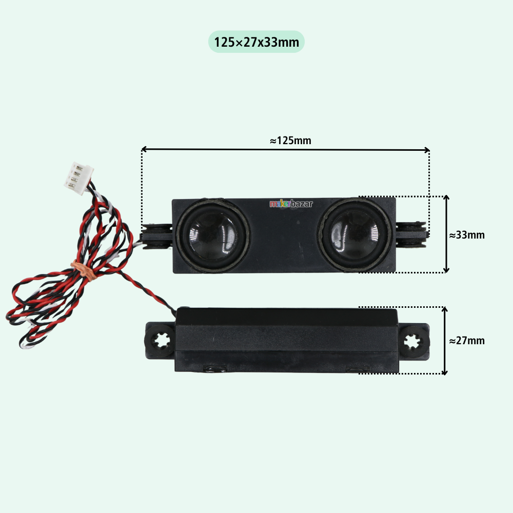 8Ω 10W LED/LCD/OLED Laptop & TV Speaker Pair [Refurbished]