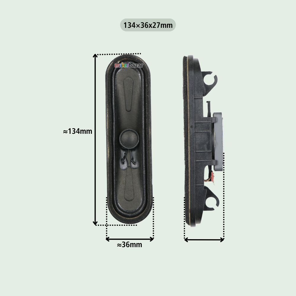 8Ω 10W LED/LCD/OLED Laptop & TV Speaker Pair [Refurbished]