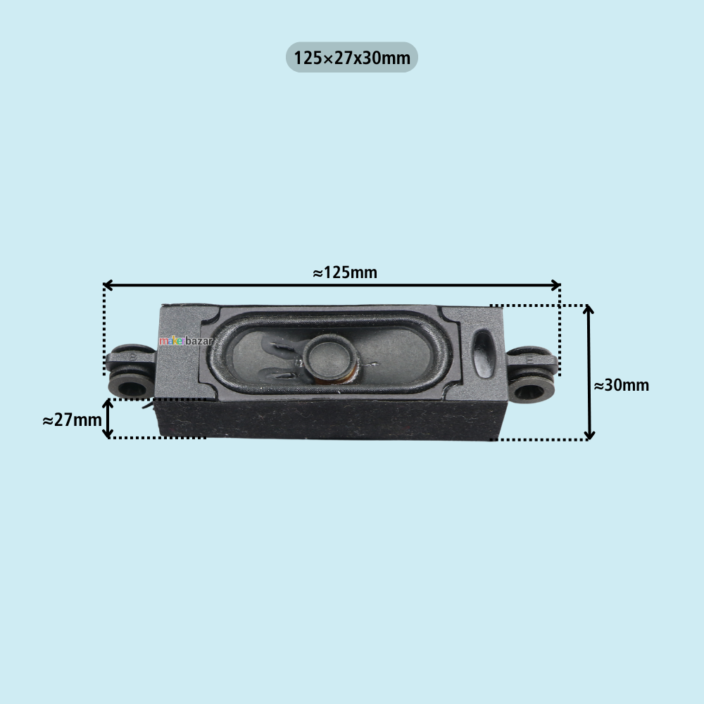 8Ω 10W LED/LCD/OLED Laptop & TV Speaker Pair [Refurbished]