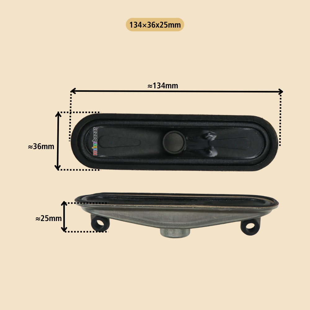 8Ω 10W LED/LCD/OLED Laptop & TV Speaker Pair [Refurbished]