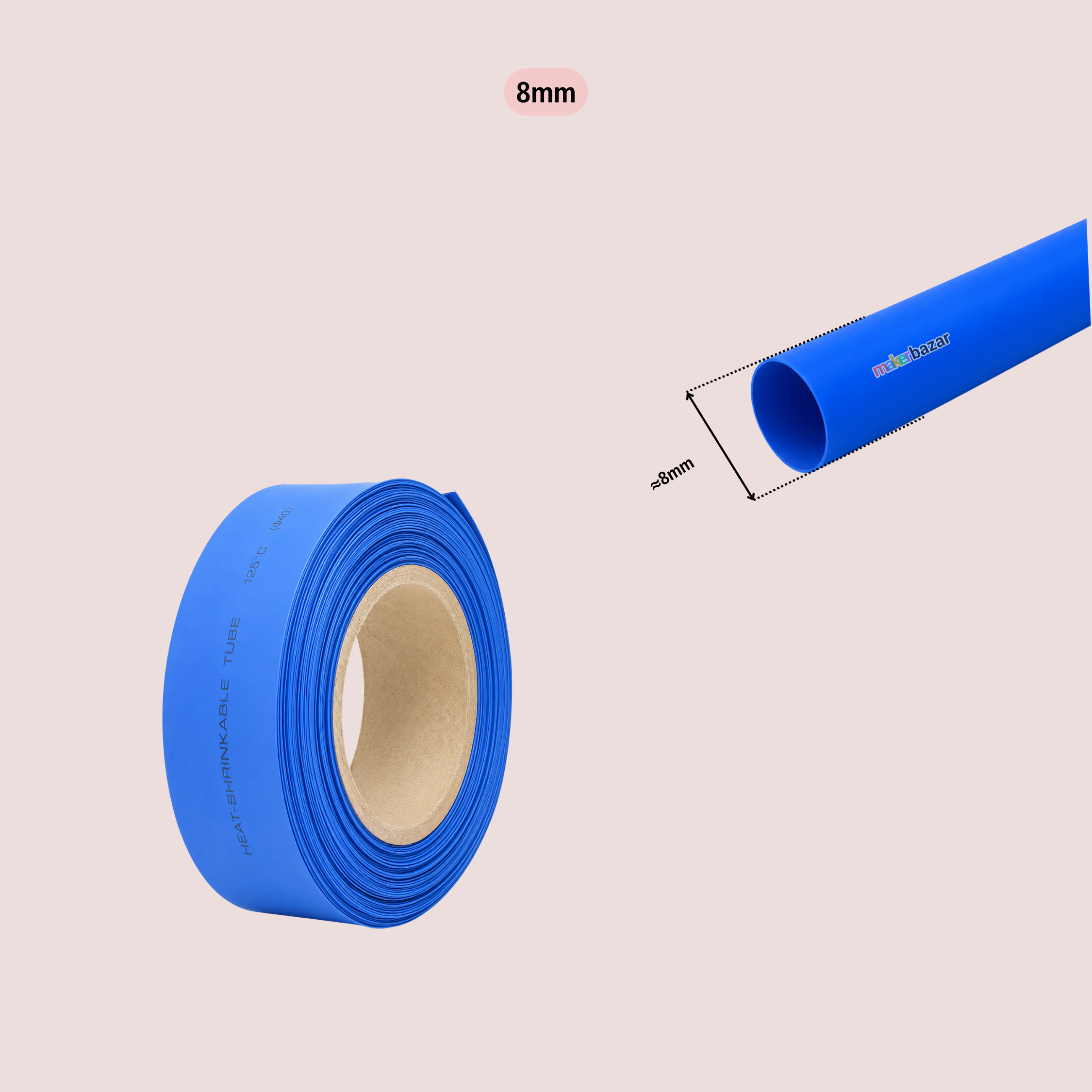 Blue Heat Shrink Sleeve Tube For Wire Protection