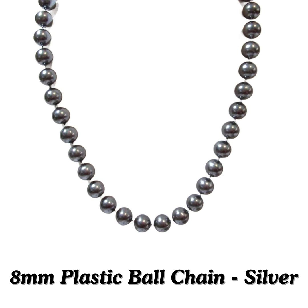 DIY Plastic Beads for Jewelry Making Ball Chain