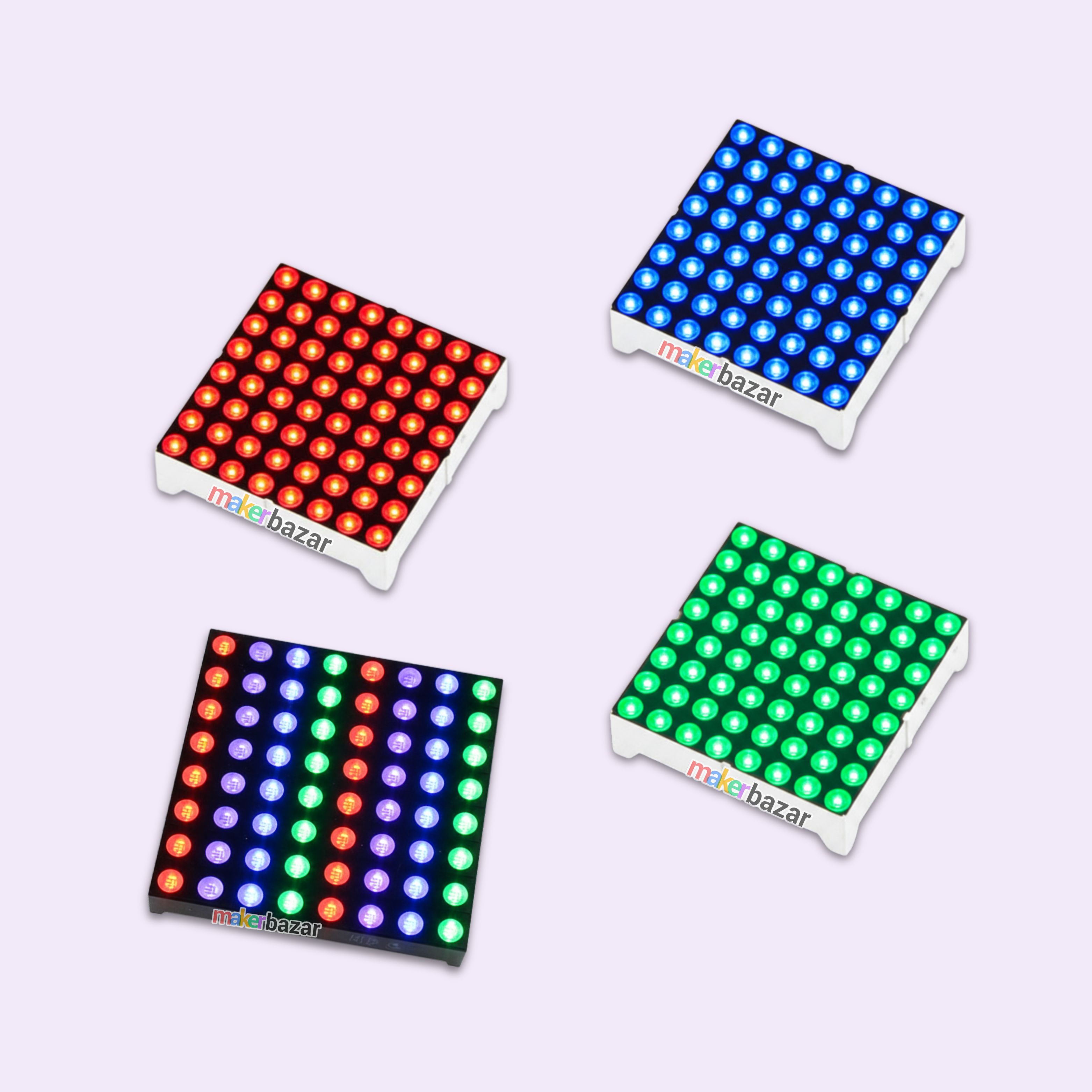 8x8 64-LED Dot Matrix Display