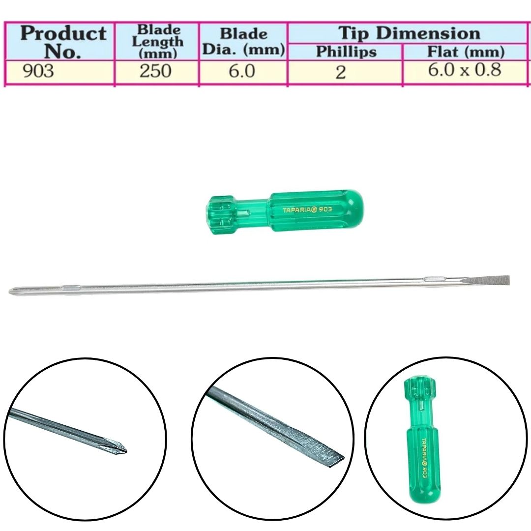 Taparia: Two In One Steel Screwdrivers