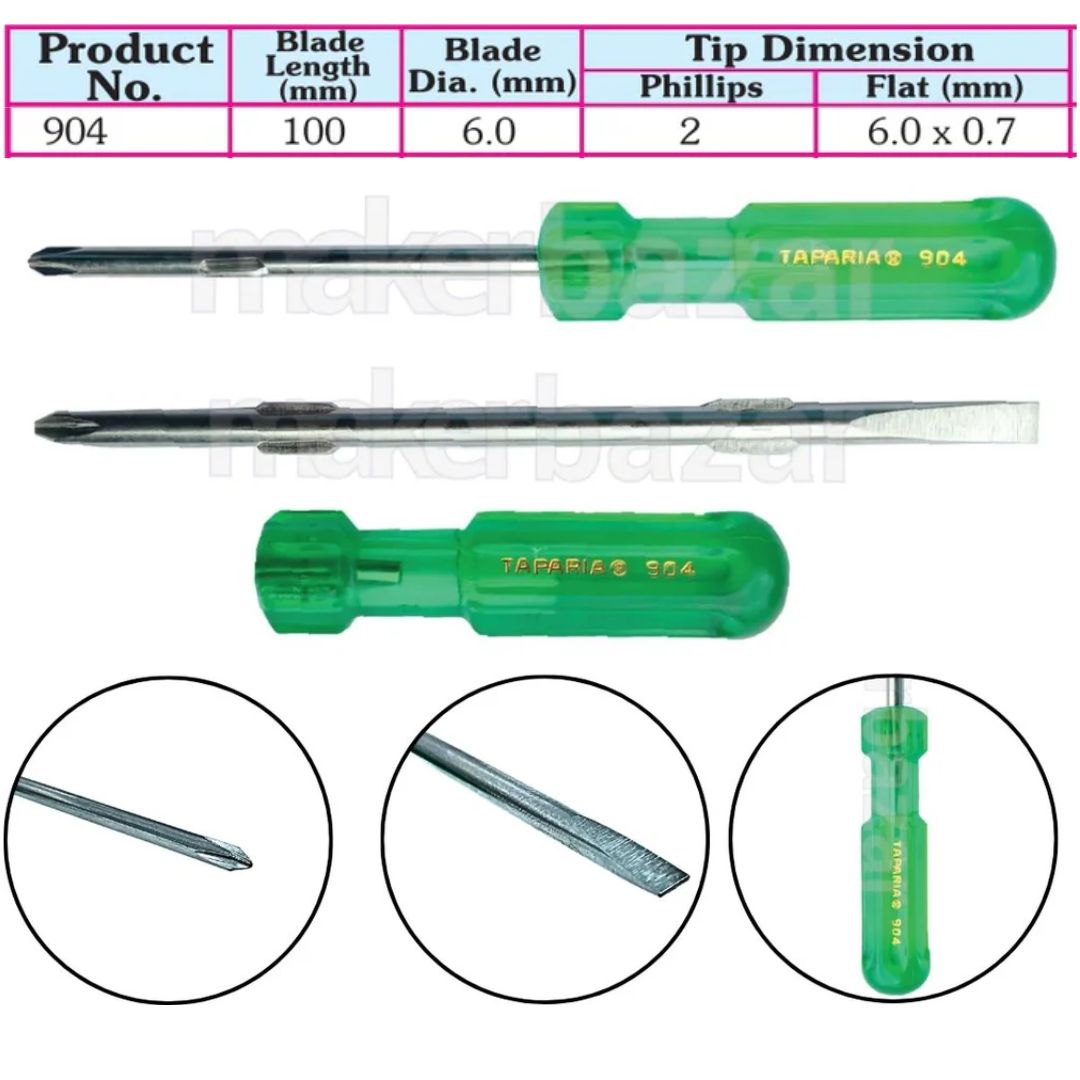 Taparia: Two In One Steel Screwdrivers