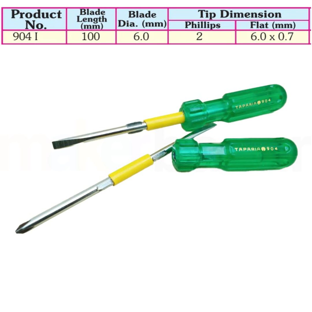 Taparia: Two In One Steel Screwdrivers