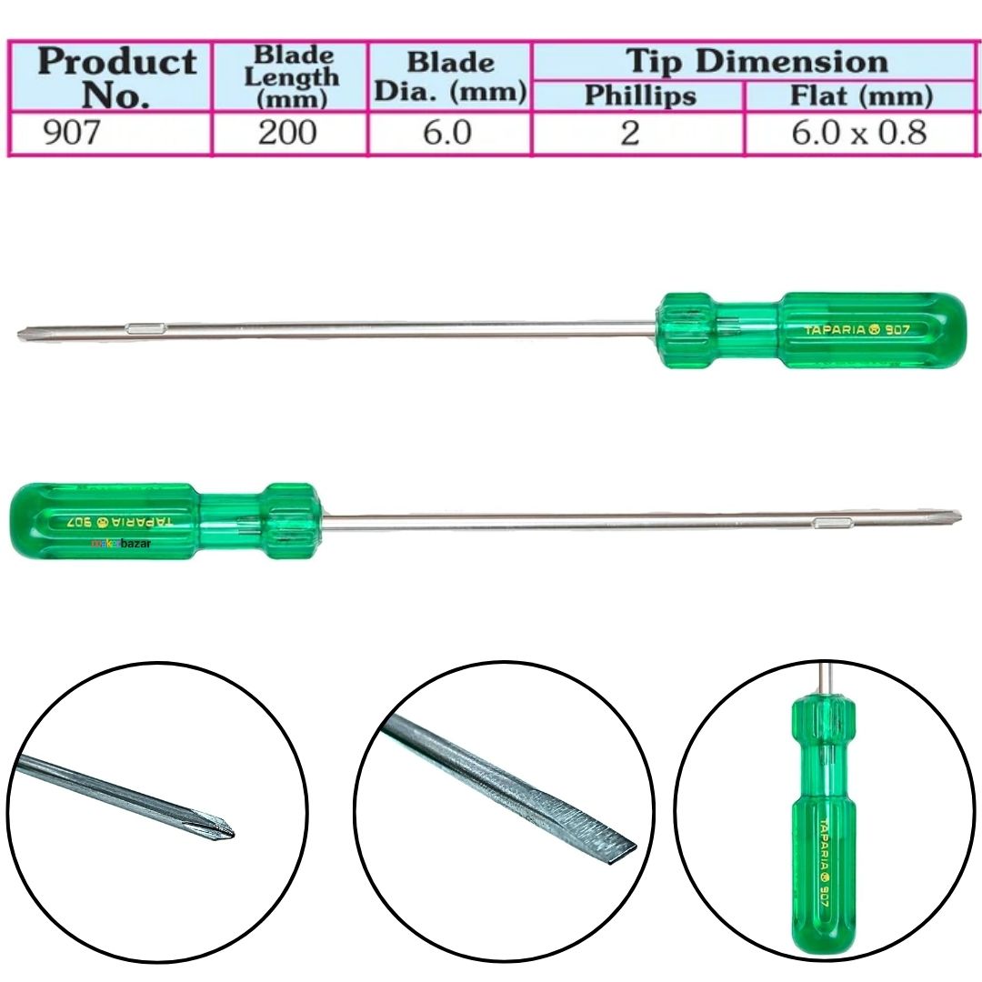 Taparia: Two In One Steel Screwdrivers