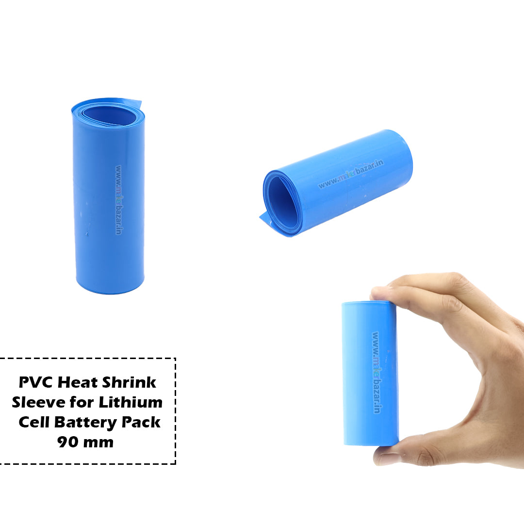 PVC Heat Shrink Sleeve for Lithium Cell Battery Pack (In Meters)