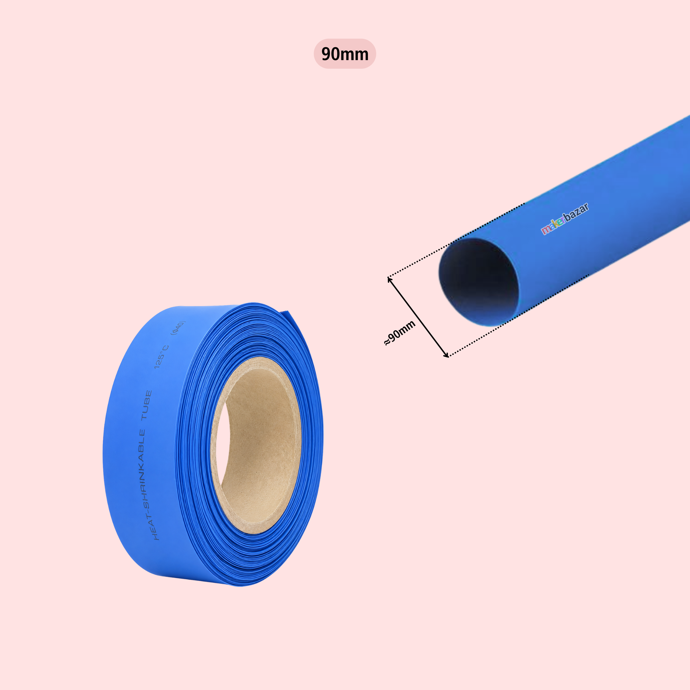 Blue Heat Shrink Sleeve Tube For Wire Protection